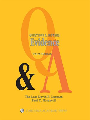 cover image of Questions & Answers: Evidence